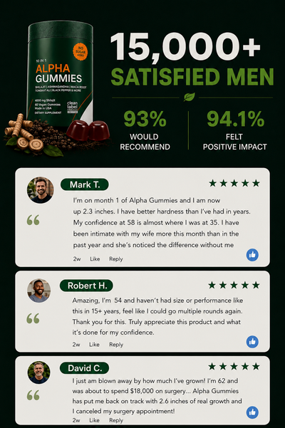 ALPHA GUMMIES | 10-In-1 Natural T-Support