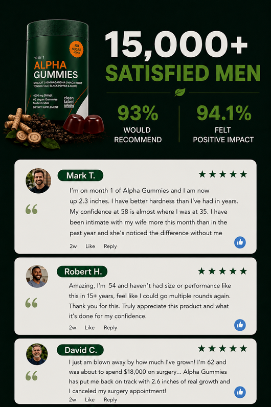 ALPHA GUMMIES | 10-In-1 Natural T-Support