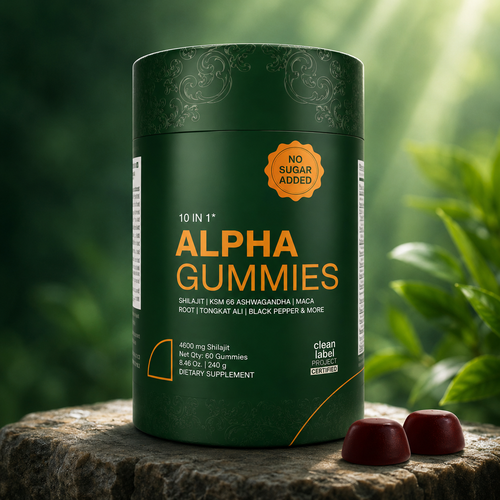ALPHA GUMMIES | 10-In-1 Natural T-Support